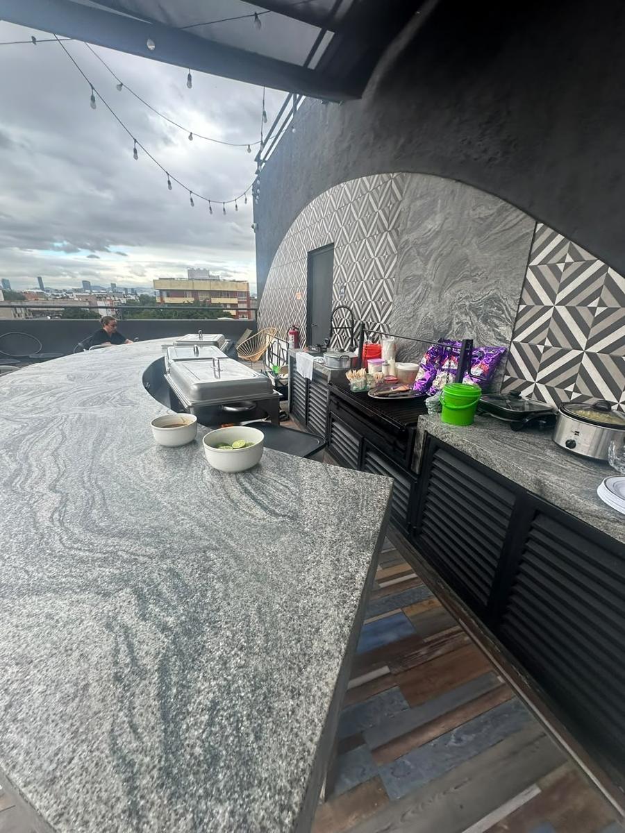 Servicio de taquiza en la terraza